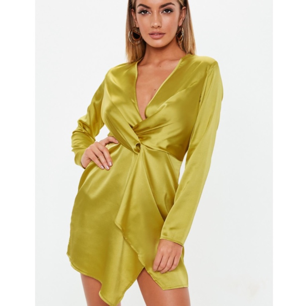 Missguided satin dress
